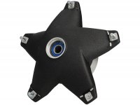 Front brake hub 10 inch -FA ITALIA- Vespa PX Disc (1998-) - Ø=20mm - black