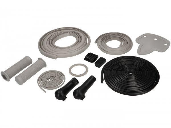 Kit de piezas de goma -PREMIUM- Vespa VNB, VBB, GS160 - Gris