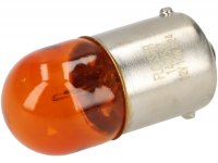 Birne -BA15s (Stifte gerade) - 12V 10W - Orange