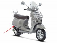 Seitenverkleidung rechts -PIAGGIO- Vespa LX - Silbern (769/B)