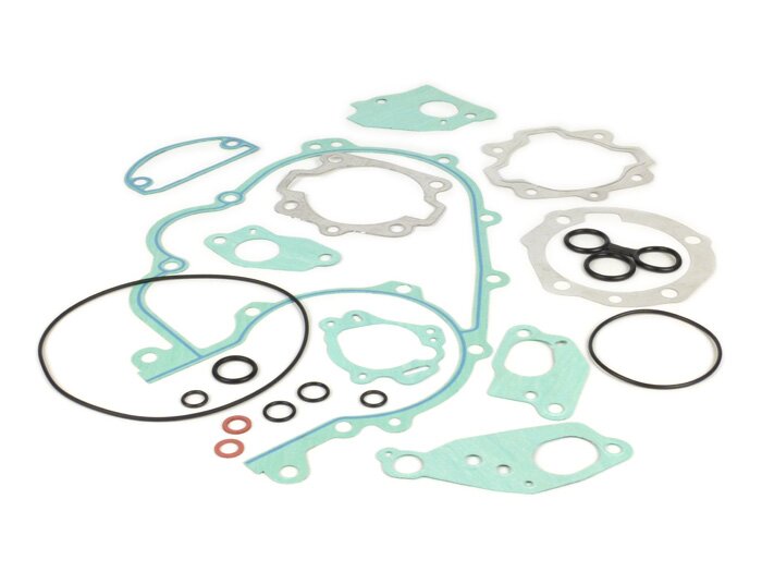 Kit guarnizioni motore -BGM Pro silicone- Vespa Largeframe, PX80, PX125,  PX150,PX200 (tutti i modelli), Rally200, Cosa, Sprint Veloce, incl. O-ring  - con / senza miscelazione automatica, Guarnizioni, Guarnizioni, Motore