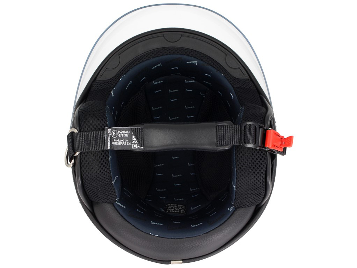 Casco -VESPA Visor 3.0- negro lucido (094) - L (59-60cm), Cascos, Casques  & Vêtements, NEW-CAT