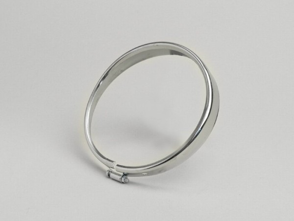 Scheinwerferzierring -OEM QUALITÄT, Ø=105/115mm (Glas/außen)- Vespa V50, V90 - Chrom