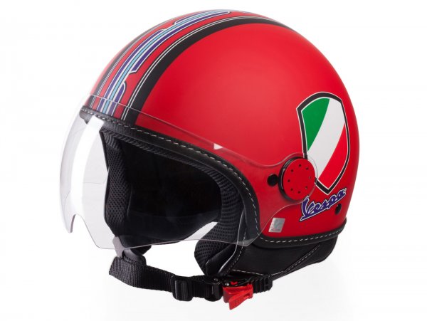 Casco Vespa Visiera 2.0 Jet Casco Rosso Must 880/A